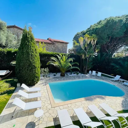 Luxury Cannes,350 M2, 12 Pers, 6 Ch 6 Sdb 别墅 戛纳